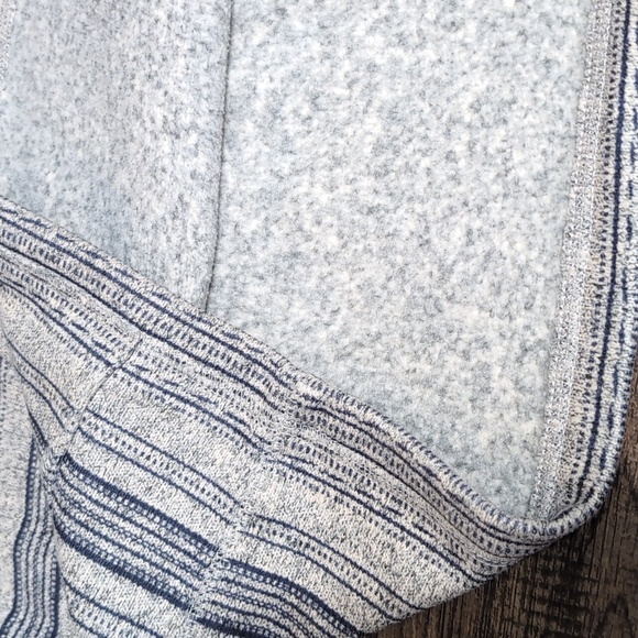 Burton Dry Ride Fleece Lined Striped 6 Button Henley Hoodie Size Small Snowboard - Picture 9 of 13